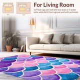 Vibrant Mermaid Scale Aesthetic(Pink)