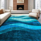 Artistic Blue Tides Visual Theme(Blue)