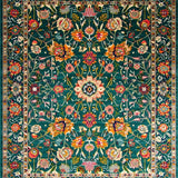 Elegant Vintage Floral Aesthetic(Green)
