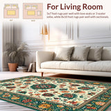 Rustic Colorful Trellis Design(Ivory)