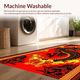 Dramatic Gothic Dragon Silhouette(Red)