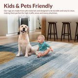 Chic Minimalist Distorted Shapes(Blue)