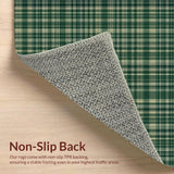 Elegant Earthy Plaid Composition(Green)