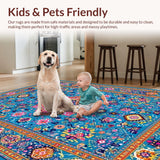 Artful Rustic Color Burst Design(Blue)