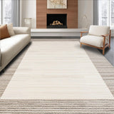 Ultra Soft Area Rug, Non Slip, Stain Resistant, Washable Area Rugs for Living Room, Bedroom, Classic Natural Fiber Aesthetic(Beige)