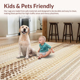 Trendy Rustic Multicolor Ripple Effect(Beige)