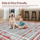 Vibrant Kids Playful Patterned Aesthetic(Red)
