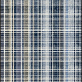Ultra Soft Area Rug, Non Slip, Stain Resistant, Washable Area Rugs for Living Room, Bedroom, Ink & Snow Stripe Woven Accent Rug, Outdoor Entrance Carpet(Blue)
