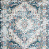 Elegant Monochrome Medallion Style(Blue)