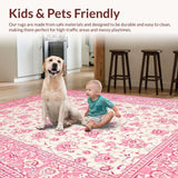 Delicate Pink Trellis Motif(Pink)