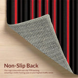 Funky Modern Abstract Glitch Motif(Black)