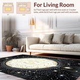 Sophisticated Starry Night Decor(White)