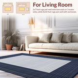 Contemporary Navy Trellis Design(Blue)