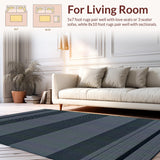 Elegant Linear Trellis in Classic Colors(Gray)