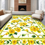Classic Curved Floral Aesthetic(Yellow)