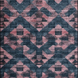 Ultra Soft Area Rug, Non Slip, Stain Resistant, Washable Area Rugs for Living Room, Bedroom, Chic Machine-Washable Decorative Accent With Captivating Design(Blue)