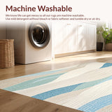 Coastal Harmony Area Serene Tidal Ripple(Beige)