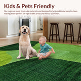 Contemporary Cozy Shag Design(Green)