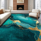 Contemporary Iridescent Swirl(Blue)