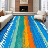 Dynamic Striped Colorful Expression(Blue)
