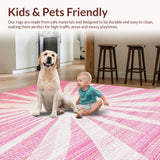 Charming Pastel Sunburst Motif(Pink)