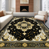 Luxurious Black Tiled Arrangement(Black)