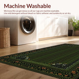 Contemporary Geometric Lattice Motif(Green)