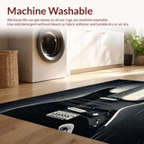 Dynamic Guitar Silhouette Arrangement(Black)