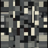Elegant Monochrome Abstract Geometry(Black)
