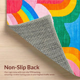 Charming Geometric Color Splash(Blue)