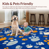 Cute Blue Feline Artistic Print(Blue)