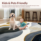 Stylish Tiled Grey and Gold Blend(Gray)