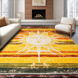 Bright Coastal Inspired Round Artwork(Yellow)