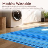 Contemporary Bold Striped Arrangement(Blue)