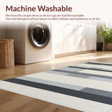 Contemporary Large Striped Design(Gray)