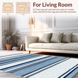 Fresh Modern Linear Wave Design(Blue)