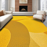 Ultra Soft Area Rug, Non Slip, Stain Resistant, Washable Area Rugs for Living Room, Bedroom, Modern Yellow Kitchen Rug for Minimalist Homes(Yellow)