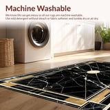 Chic Gold Geometric Motif(Black)