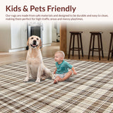 Inviting Taupe Geometric Look(Beige)