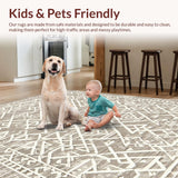 Chic Textured Tribal Motif Design(Beige)