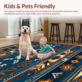 Artistic Blue and Brown Weave(Blue)