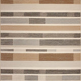 Ultra Soft Area Rug, Non Slip, Stain Resistant, Washable Area Rugs for Living Room, Bedroom, Stylish Striped Boho Neutral Palette(Beige)