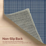 Charming Country Style Gingham Accent(Blue)
