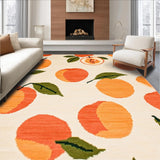 Vibrant Abstract Citrus Design Appeal(Beige)