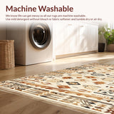 Elegant Vintage Floral Geometry(Beige)