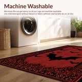 Chic Dramatic Halloween Decor(Red)