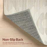 Elegant Off White Ogee Design(Beige)