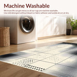 Ultra Soft Area Rug, Non Slip, Stain Resistant, Washable Area Rugs for Living Room, Bedroom, Eclectic Bold Animal Design(Beige)