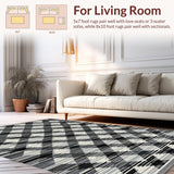 Vibrant Abstract Tiled Texture(Black)