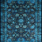 Luxurious Distressed Ogee(Blue)